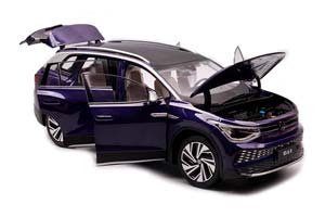 VW VOLKSWAGEN ID.6X 2024 VIOLET / ФОЛЬКСВАГЕН АЙДИ ФИОЛЕТОВЫЙ — фото 3