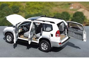 TOYOTA LAND CRUISER PRADO 120 2007 WHITE / ТОЙОТА ЛЭНД КРУИЗЕР ПРАДО БЕЛЫЙ — фото 4