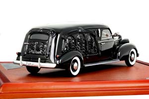 LASALLE S&S HEARSE 1939 BLACK (CADILLAC) — фото 2