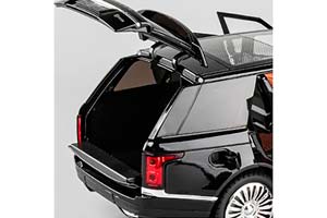 LAND ROVER RANGE ROVER SV AUTOBIOGRAPHY VOGUE 2020 BLACK / РЭНЖ РОВЕР ЧЕРНЫЙ (ДЛИНА 28 СМ) СВЕТЯТСЯ ФАРЫ + ЗВУК (БЕЗ УПАКОВКИ - ТОЛЬКО МОДЕЛЬ) — фото 5