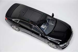 AUDI A6 55TFSI 2024 BLACK / АУДИ А6 ЧЕРНЫЙ (ДЛИНА 28 СМ) СВЕТЯТСЯ ФАРЫ + ЗВУК (БЕЗ УПАКОВКИ - ТОЛЬКО МОДЕЛЬ) — фото 8