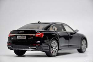 AUDI A6 55TFSI 2024 BLACK / АУДИ А6 ЧЕРНЫЙ (ДЛИНА 28 СМ) СВЕТЯТСЯ ФАРЫ + ЗВУК (БЕЗ УПАКОВКИ - ТОЛЬКО МОДЕЛЬ) — фото 11