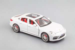 PORSCHE PANAMERA TURBO S 2024 WHITE / ПОРШЕ ПАНАМЕРА ТУРБО БЕЛЫЙ (ДЛИНА 28 СМ) СВЕТЯТСЯ ФАРЫ + ЗВУК (БЕЗ УПАКОВКИ - ТОЛЬКО МОДЕЛЬ) — фото 3