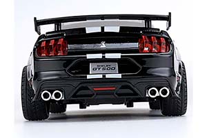 FORD MUSTANG SHELBY GT500 2023 BLACK / ФОРД МУСТАНГ ШЕЛБИ ГТ500 ЧЕРНЫЙ (ДЛИНА 27 СМ) СВЕТЯТСЯ ФАРЫ + ЗВУК (БЕЗ УПАКОВКИ - ТОЛЬКО МОДЕЛЬ) — фото 5
