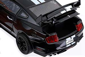 FORD MUSTANG SHELBY GT500 2023 BLACK / ФОРД МУСТАНГ ШЕЛБИ ГТ500 ЧЕРНЫЙ (ДЛИНА 27 СМ) СВЕТЯТСЯ ФАРЫ + ЗВУК (БЕЗ УПАКОВКИ - ТОЛЬКО МОДЕЛЬ) — фото 7