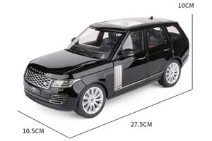 LAND ROVER RANGE ROVER SV AUTOBIOGRAPHY VOGUE 2021 BLACK / РЭНЖ РОВЕР ЧЕРНЫЙ (ДЛИНА 28 СМ) СВЕТЯТСЯ ФАРЫ + ЗВУК (БЕЗ УПАКОВКИ, ВОЗМОЖНЫ ПРИТЕРТОСТИ) — фото 5