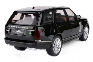 LAND ROVER RANGE ROVER SV AUTOBIOGRAPHY VOGUE 2021 BLACK / РЭНЖ РОВЕР ЧЕРНЫЙ (ДЛИНА 28 СМ) СВЕТЯТСЯ ФАРЫ + ЗВУК (БЕЗ УПАКОВКИ, ВОЗМОЖНЫ ПРИТЕРТОСТИ) — фото 2