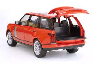 LAND ROVER RANGE ROVER SV AUTOBIOGRAPHY VOGUE 2021 RED / РЭНЖ РОВЕР КРАСНЫЙ (ДЛИНА 28 СМ) СВЕТЯТСЯ ФАРЫ + ЗВУК (БЕЗ УПАКОВКИ, ВОЗМОЖНЫ ПРИТЕРТОСТИ) — фото 3