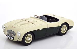 AUSTIN HEALEY 100S 1955 CREME DARK GREEN — фото 1