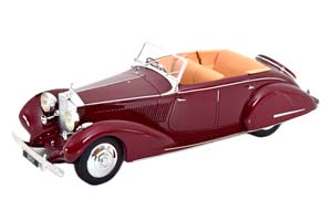 ROLLS-ROYCE 25-30 GURNEY NUTTING ALL WEATHER TOURER 1937 DARK RED