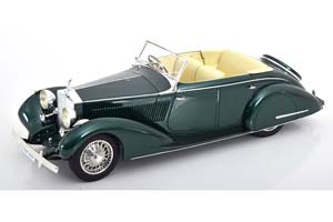 ROLLS-ROYCE 25-30 GURNEY NUTTING ALL WEATHER TOURER 1937 DARK GREEN METALLIC