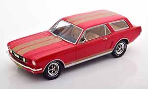 FORD MUSTANG INTERMECCANICA WAGON 1965 RED GOLDEN