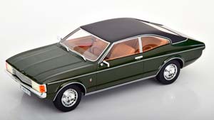 FORD GRANADA COUPE 1972 DARK GREEN-METALLIC
