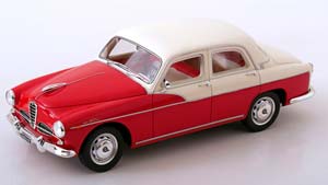 ALFA ROMEO 1900 SUPER BERLINA 1958 RED CREAM-WHITE / АЛЬФА РОМЕО СУПЕР БЕРЛИНА КРАСНЫЙ КРИМ-ВХИТЕ КРЕМОВО БЕЛЫЙ