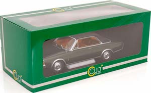 FORD TAUNUS P7B 1969-1971 GREENMETALLIC MATT-BLACK — фото 3