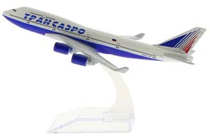 BOEING 747 TRANSAERO / МОДЕЛЬ САМОЛЕТА БОИНГ 747 ТРАНСАЭРО (ДЛИНА 16 СМ) — фото 6