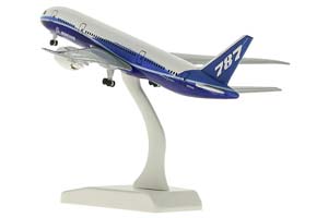 BOEING 787 DREAMLINER ORIGINAL PAINT / МОДЕЛЬ САМОЛЕТА БОИНГ 787 ДРИМЛАЙНЕР ОРИГИНАЛЬНАЯ ОКРАСКА (ДЛИНА 20 СМ) — фото 3