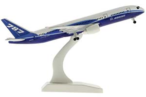 BOEING 787 DREAMLINER ORIGINAL PAINT / МОДЕЛЬ САМОЛЕТА БОИНГ 787 ДРИМЛАЙНЕР ОРИГИНАЛЬНАЯ ОКРАСКА (ДЛИНА 20 СМ) — фото 7