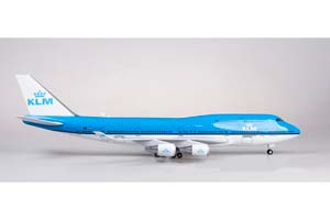 BOEING 747 KLM / МОДЕЛЬ САМОЛЕТА БОИНГ 747 КЛМ (С ОСВЕЩЕНИЕМ САЛОНА НА ШАССИ ДЛИНА 47 СМ) — фото 14
