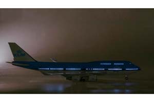 BOEING 747 KLM / МОДЕЛЬ САМОЛЕТА БОИНГ 747 КЛМ (С ОСВЕЩЕНИЕМ САЛОНА НА ШАССИ ДЛИНА 47 СМ) — фото 6