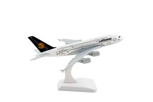 AIRBUS A380 LUFTHANSA (19 CM LONG) | МОДЕЛЬ САМОЛЕТА AIRBUS АЭРОБУС A380 АВИАКОМПАНИЯ ЛЮФТГАНЗА ДЛИНА МОДЕЛИ 19 СМ — фото 2