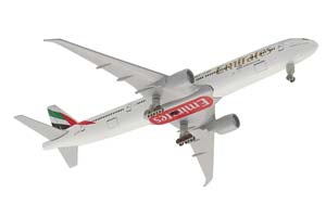 BOEING 777 EMIRATES / МОДЕЛЬ САМОЛЕТА БОИНГ ЭМИРЕЙТС (ДЛИНА 20 СМ) — фото 7