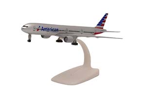 BOEING 777 AMERICAN AIRLINES / МОДЕЛЬ САМОЛЕТА БОИНГ АМЕРИКАН ЭРЛАЙНС (ДЛИНА 20 СМ) — фото 3