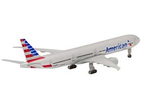 BOEING 777 AMERICAN AIRLINES / МОДЕЛЬ САМОЛЕТА БОИНГ АМЕРИКАН ЭРЛАЙНС (ДЛИНА 20 СМ) — фото 4