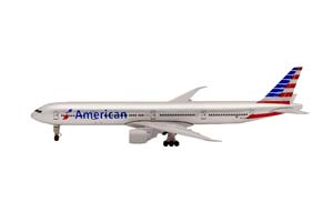 BOEING 777 AMERICAN AIRLINES / МОДЕЛЬ САМОЛЕТА БОИНГ АМЕРИКАН ЭРЛАЙНС (ДЛИНА 20 СМ) — фото 7