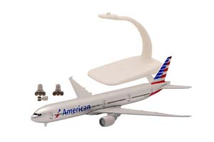 BOEING 777 AMERICAN AIRLINES / МОДЕЛЬ САМОЛЕТА БОИНГ АМЕРИКАН ЭРЛАЙНС (ДЛИНА 20 СМ) — фото 9