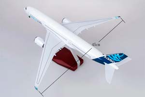 AIRBUS A350 / МОДЕЛЬ САМОЛЕТА A350 ЭЙРБАС (С ОСВЕЩЕНИЕМ САЛОНА НА ШАССИ ДЛИНА 45 СМ) — фото 4
