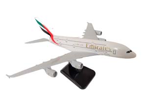 AIRBUS A380 EMIRATES / МОДЕЛЬ САМОЛЕТА A380 ЭЙРБАС ЭМИРЕЙТС (ДЛИНА 20 СМ) — фото 3