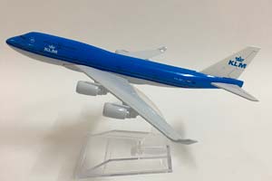 BOEING 747 KLM / МОДЕЛЬ САМОЛЕТА БОИНГ 747 КЛМ НА ШАССИ (ДЛИНА 20 СМ) — фото 9