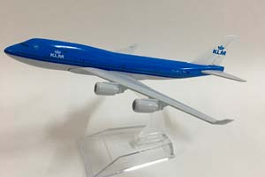 BOEING 747 KLM / МОДЕЛЬ САМОЛЕТА БОИНГ 747 КЛМ НА ШАССИ (ДЛИНА 20 СМ) — фото 10