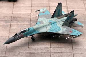 СУХОЙ-35, СЕРО-ГОЛУБОЙ КАМУФЛЯЖ ВВС РОССИИ (ДЛИНА 22 СМ) — фото 8