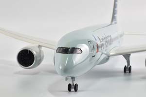 BOEING 787-9 DREAMLINER AMERICAN AIRLINES / МОДЕЛЬ САМОЛЕТА БОИНГ 787-9 ДРИМЛАЙНЕР АМЕРИКАН ЭРЛАЙНС С ОСВЕЩЕНИЕМ САЛОНА НА ШАССИ (ДЛИНА 41 СМ) — фото 7