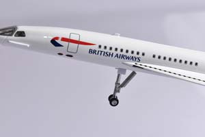 CONCORDE BRITISH AIRWAYS / МОДЕЛЬ САМОЛЕТА КОНКОРД БРИТИШ ЭРВЕЙС (С ОСВЕЩЕНИЕМ САЛОНА ДЛИНА 40 СМ) — фото 14