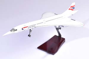 CONCORDE BRITISH AIRWAYS / МОДЕЛЬ САМОЛЕТА КОНКОРД БРИТИШ ЭРВЕЙС (С ОСВЕЩЕНИЕМ САЛОНА ДЛИНА 40 СМ) — фото 15