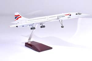 CONCORDE BRITISH AIRWAYS / МОДЕЛЬ САМОЛЕТА КОНКОРД БРИТИШ ЭРВЕЙС (С ОСВЕЩЕНИЕМ САЛОНА ДЛИНА 40 СМ) — фото 7