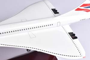 CONCORDE BRITISH AIRWAYS / МОДЕЛЬ САМОЛЕТА КОНКОРД БРИТИШ ЭРВЕЙС (С ОСВЕЩЕНИЕМ САЛОНА ДЛИНА 40 СМ) — фото 10