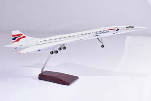 CONCORDE BRITISH AIRWAYS / МОДЕЛЬ САМОЛЕТА КОНКОРД БРИТИШ ЭРВЕЙС (С ОСВЕЩЕНИЕМ САЛОНА ДЛИНА 40 СМ) — фото 11