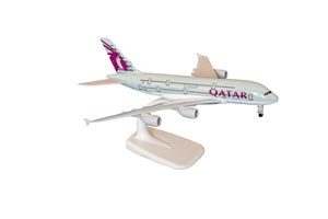 AIRBUS A380 QATAR / МОДЕЛЬ САМОЛЕТА A380 ЭЙРБАС QATAR (ДЛИНА 20 СМ) — фото 3