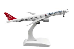 BOEING 777 TURKISH AIRLINES / МОДЕЛЬ САМОЛЕТА БОИНГ ТУРКИШ ЭРЛАЙНС (ДЛИНА 20 СМ) — фото 2