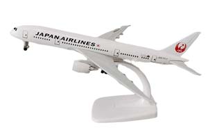 BOEING 787 DREAMLINER JAPAN AIRLINES / МОДЕЛЬ САМОЛЕТА БОИНГ ДРИМЛАЙНЕР ДЖАПАН ЭЙРЛАЙНС (ДЛИНА 20 СМ)