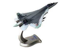 СУХОЙ-57, ОХОТНИК ВВС РОССИИ ИСТРЕБИТЕЛЬ 5-ГО ПОКОЛЕНИЯ (ДЛИНА 43 СМ) АВИАШОУ В КИТАЕ — фото 2