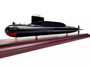 SUBMARINE JIN-CLASS (TYPE 094) / СТРАТЕГИЧЕСКАЯ АТОМНАЯ ПОДВОДНАЯ ЛОДКА ВМФ КИТАЯ (ДЛИНА 67 СМ) СО СВЕТОМ И ЗВУКОМ