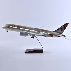 BOEING 787 DREAMLINER ETIHAD / БОИНГ ДРИМЛАЙНЕР ЭТИХАД (С ПОДСВЕТКОЙ САЛОНА/ДЛИНА 46 СМ) — фото 3