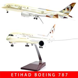 BOEING 787 DREAMLINER ETIHAD / БОИНГ ДРИМЛАЙНЕР ЭТИХАД (С ПОДСВЕТКОЙ САЛОНА/ДЛИНА 46 СМ) — фото 6