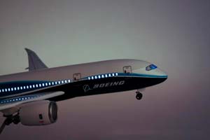 BOEING 787 DREAMLINER / БОИНГ ДРИМЛАЙНЕР (С ПОДСВЕТКОЙ САЛОНА/ДЛИНА 46 СМ) — фото 3