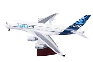 AIRBUS A380 / ЭЙРБАС А380 (С ПОДСВЕТКОЙ САЛОНА/ДЛИНА 47 СМ)